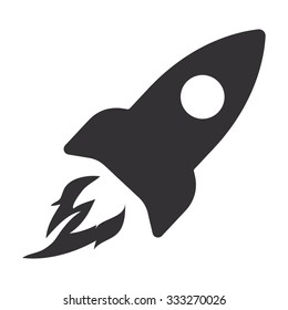 Rocket . vector icon 10 EPS