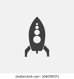rocket vector icon