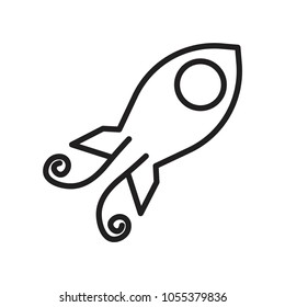 Rocket vector icon