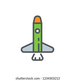 rocket vector icon