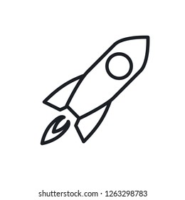 rocket vector icon