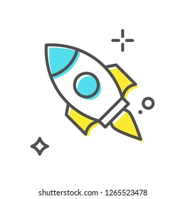 Rocket Vector Icon