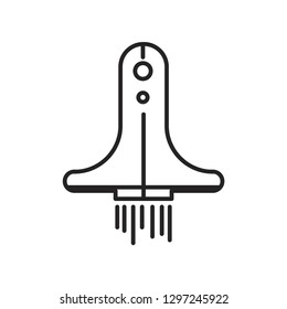 Rocket vector icon