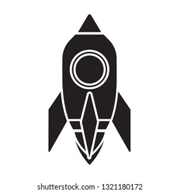 Rocket vector icon - Vector