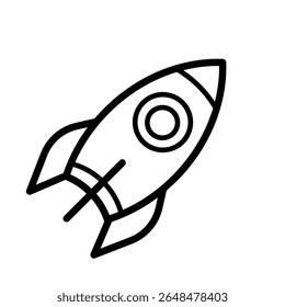  rocket – vector icon i