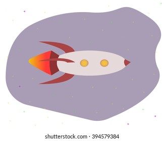 Rocket vector icon