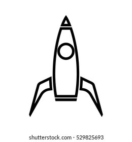 rocket vector icon