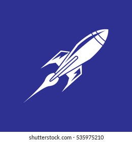 Rocket . Vector  icon