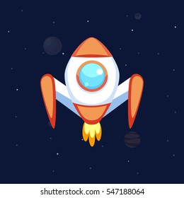 Rocket vector icon