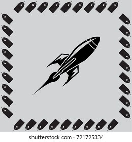 Rocket Vector  icon