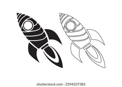 Rocket Vector Icon Modern Space Exploration Symbol
Startup Rocket Launch Icon  Simple  Futuristic Design
Space Rocket Vector Illustration Technology Innovation Symbol