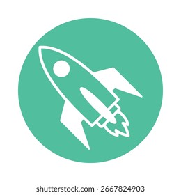 Rocket Vector icon which can easily modify or edit

