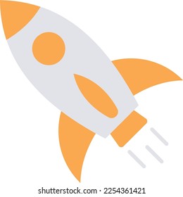 Rocket  Vector Icon which is suitable for commercial work and easily modify or edit it
