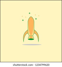 rocket vector illustration