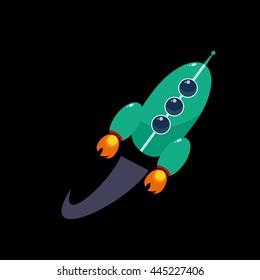 rocket vector illustration