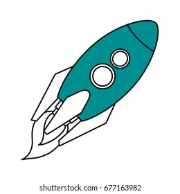 rocket vector illustration