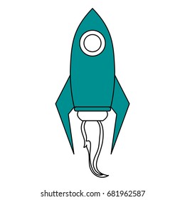 rocket vector illustration