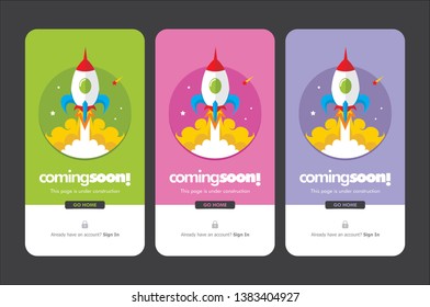 Rocket Vector Illustration. Cartoon Style can use for landing page, template, ui, web, mobile app, poster, banner, flyer. EPS 10