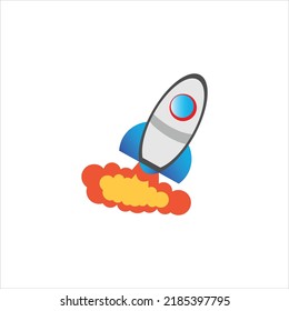 rocket vector illustration, graphic design