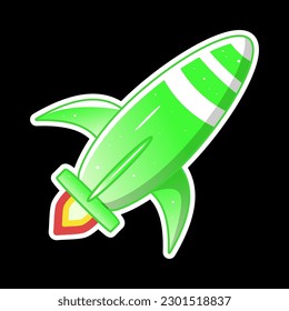 Rocket vector for illustration or merchandise Or collection by Arif Syahpudin