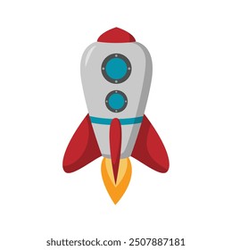 Rocket Vector Illustration for Modern Design