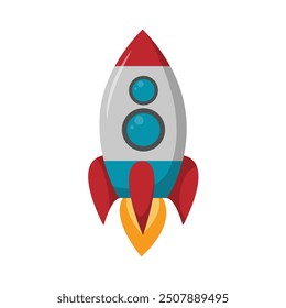 Raketen-Vektorgrafik für modernes Design