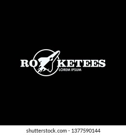 Rocket vector illustration. Modern simple flat symbol for web site design, logo, app, UI.