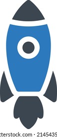 rocket Vector illustration on a transparent background.Premium quality symbols.Glyphs vector icon for concept and graphic design.