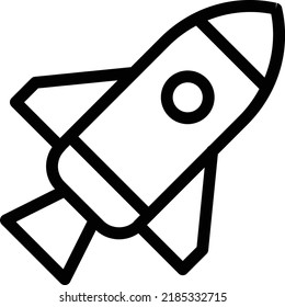 rocket   Vector illustration on a transparent background. Premium quality symmbols. Thin line vector icons for concept and graphic design.