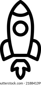 ilustración de vectores de cohete en un fondo transparente.Símbolos de calidad premium.Iconos vectores de trazo para el diseño de conceptos y gráficos.
