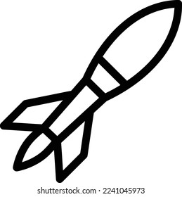 ilustración de rocket Vector en un fondo transparente. Símbolos de calidad superior. Iconos vectoriales de línea delgada para el diseño de conceptos y gráficos.