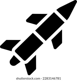 rocket vector illustration on a transparent background.Premium quality symbols.Glyphs vector icons for concept and graphic design.