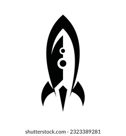 Rocket Vector Logo Design Template