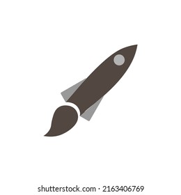 Rocket vector for logo, icon, sticker etc.