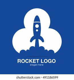 ROCKET VECTOR LOGO ICON SYMBOL TEMPLATE 