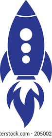 rocket vector modern logo design