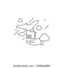 rocket vector. online business icon