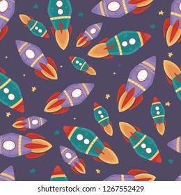 rocket vector pattern