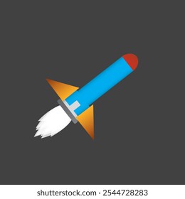 rocket vector ready to target is recommended for tools to reach the target