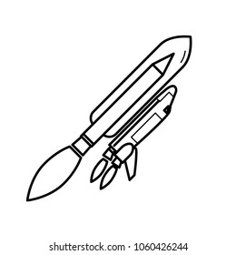 rocket vector template