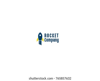 Rocket Video Logo Design Template