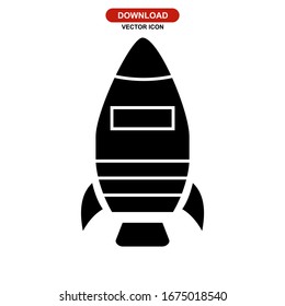 rockets icon or logo isolated sign symbol vector illustration - high quality black style vector icons

