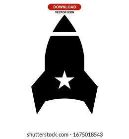 rockets icon or logo isolated sign symbol vector illustration - high quality black style vector icons
