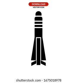 rockets icon or logo isolated sign symbol vector illustration - high quality black style vector icons
