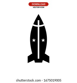 rockets icon or logo isolated sign symbol vector illustration - high quality black style vector icons
