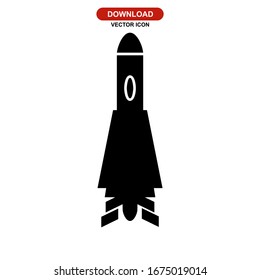 rockets icon or logo isolated sign symbol vector illustration - high quality black style vector icons

