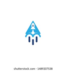 Rockets logo design vectors unique, modern