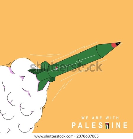 rockets from Palestinian fighters to expel the invaders from Palestinian land