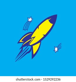 rockets pierce the sky in the air