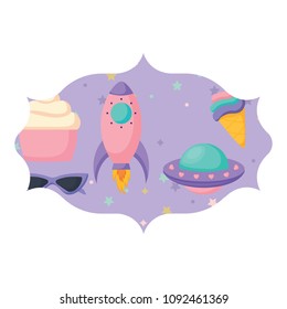 rockets and spaceships pattern